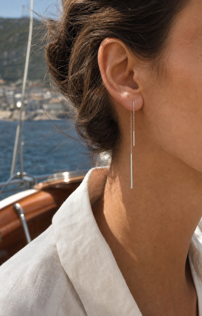 Meridian Chain Threader Earrings