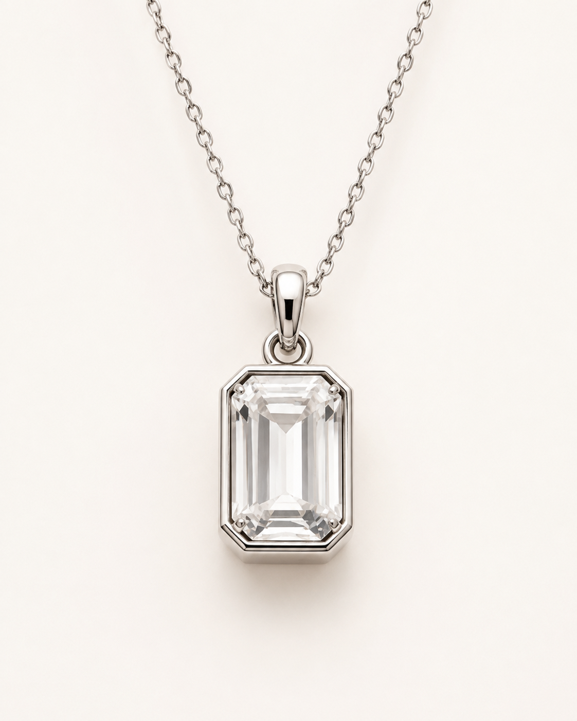Emerald Pendant Necklace
