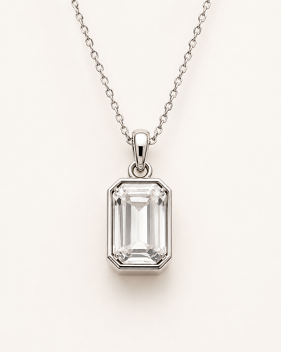 Emerald Pendant Necklace