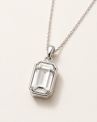 Emerald Pendant Necklace