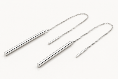 Meridian Chain Threader Earrings