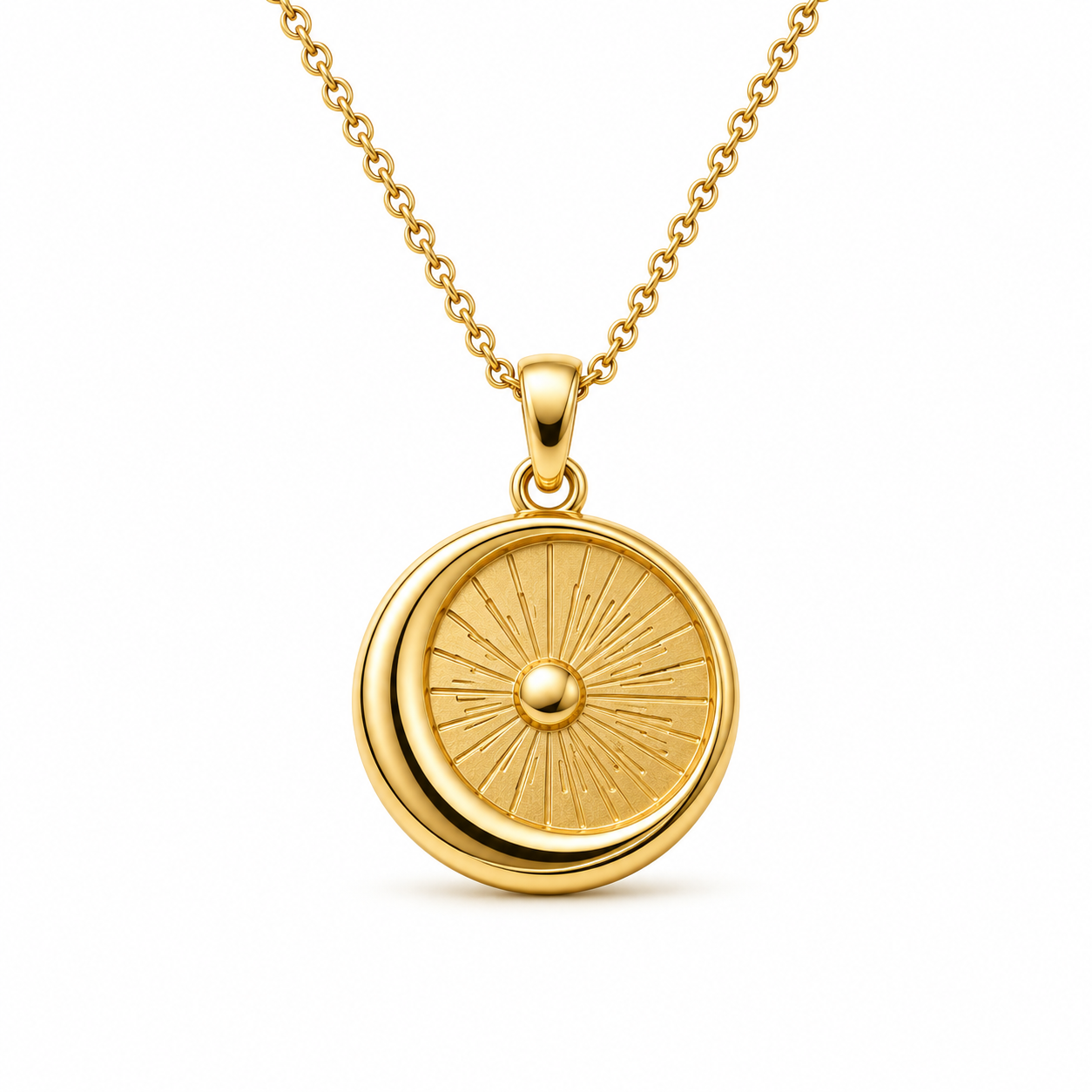 Luna Ray Pendant Necklace